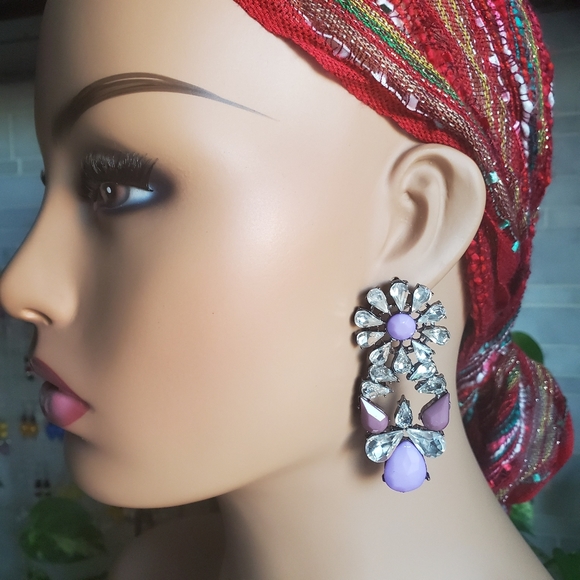 NEW Purple Earrings for special days - Picture 2 of 5